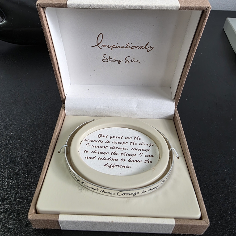 Sterling Silver 925 Engraved Cuff Bangle Bracelet